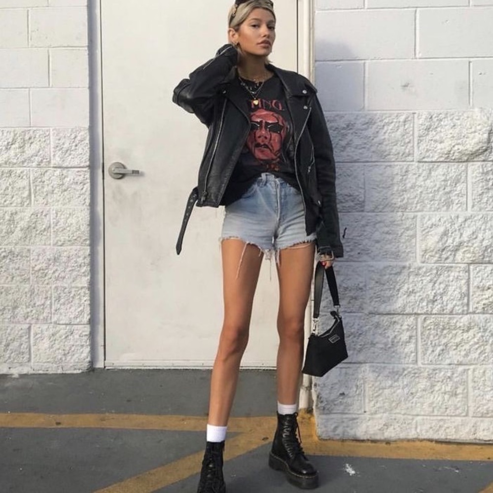 Urban Outfitters High-Waisted Denim Short